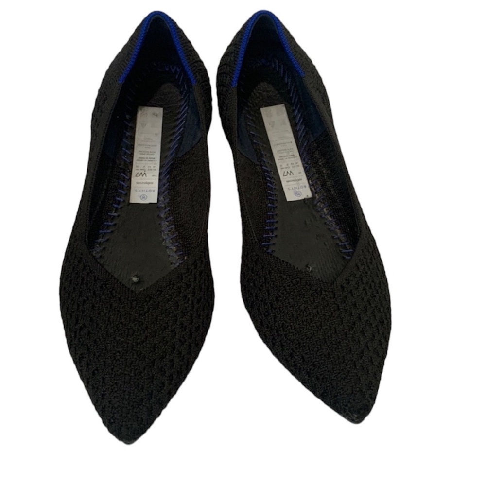 ROTHYS black flats size 7w comfortable